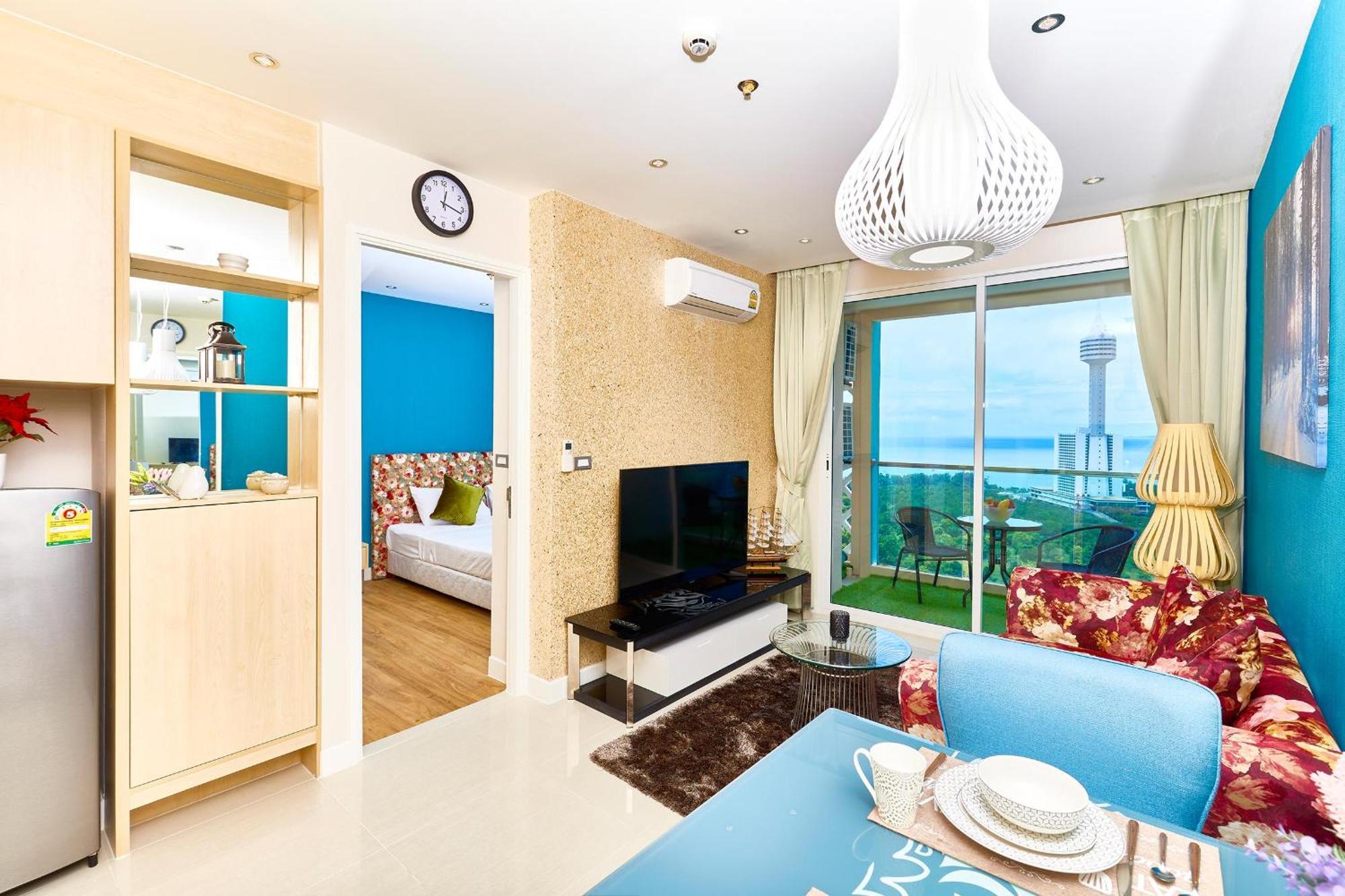 Grande Carribean - Seaview - Jomtien -Free Taxi From The Airport Apartment Pattaya Luaran gambar
